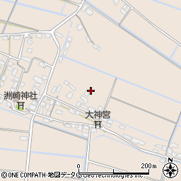 熊本県玉名市岱明町鍋周辺の地図