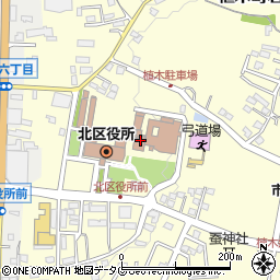 植木公民館周辺の地図