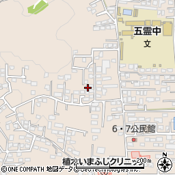 熊本県熊本市北区植木町一木579-5周辺の地図