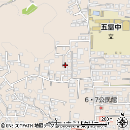 熊本県熊本市北区植木町一木579周辺の地図