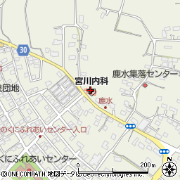 宮川内科医院周辺の地図