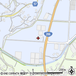 長崎県長崎市長浦町3657周辺の地図