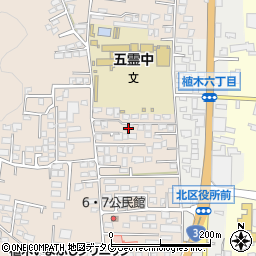 熊本県熊本市北区植木町一木196-8周辺の地図