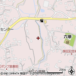 熊本県合志市野々島周辺の地図