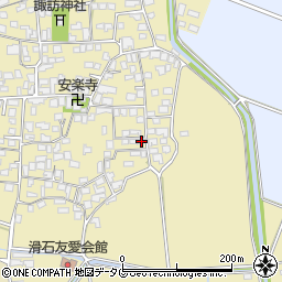 熊本県玉名市滑石752周辺の地図