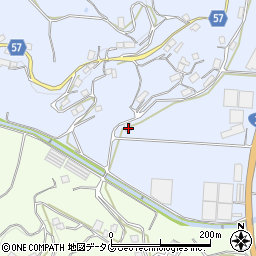 長崎県長崎市長浦町3605周辺の地図