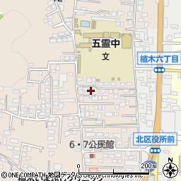 熊本県熊本市北区植木町一木196-16周辺の地図