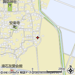 熊本県玉名市滑石668周辺の地図