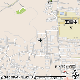 熊本県熊本市北区植木町一木580周辺の地図