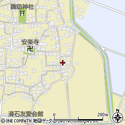 熊本県玉名市滑石667周辺の地図