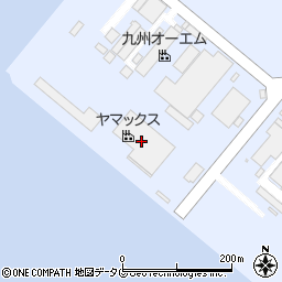 株式会社ヤマックス　長洲工場周辺の地図