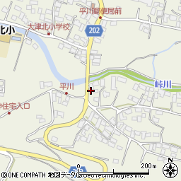 熊本県菊池郡大津町平川2477周辺の地図