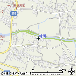 熊本県菊池郡大津町平川2501周辺の地図