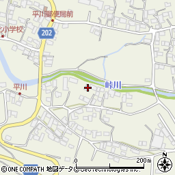 熊本県菊池郡大津町平川2503周辺の地図