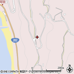 長崎県西海市大瀬戸町雪浦小松郷216周辺の地図