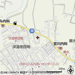 熊本県合志市栄2119-17周辺の地図