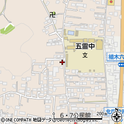 熊本県熊本市北区植木町一木556-40周辺の地図