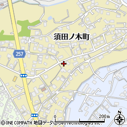 セジュール須田ノ木周辺の地図