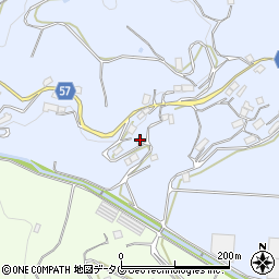 長崎県長崎市長浦町3495周辺の地図