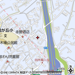 長崎県大村市木場周辺の地図
