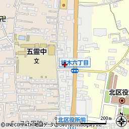 熊本県熊本市北区植木町植木120周辺の地図