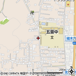 熊本県熊本市北区植木町一木556-35周辺の地図