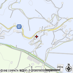 長崎県長崎市長浦町3498周辺の地図