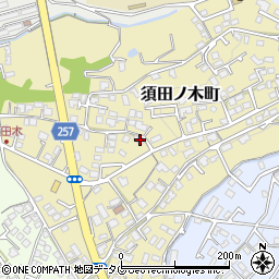 長崎県大村市須田ノ木町758-8周辺の地図