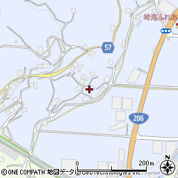長崎県長崎市長浦町3582周辺の地図