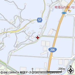長崎県長崎市長浦町3589周辺の地図