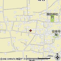熊本県玉名市滑石966周辺の地図