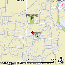 熊本県玉名市滑石570周辺の地図