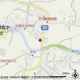 熊本県菊池郡大津町平川290周辺の地図
