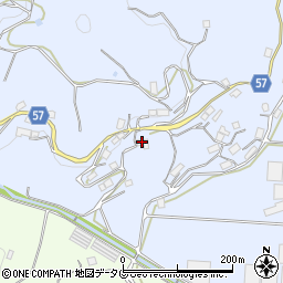 長崎県長崎市長浦町3520周辺の地図