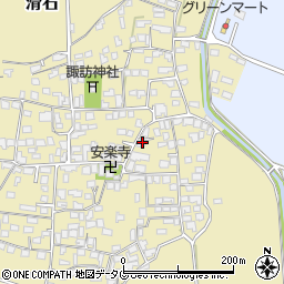 熊本県玉名市滑石599周辺の地図