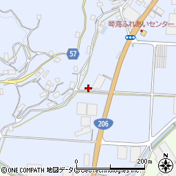 長崎県長崎市長浦町2781周辺の地図