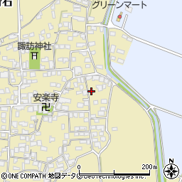 熊本県玉名市滑石641周辺の地図