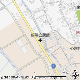 船津公民館周辺の地図