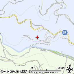 長崎県長崎市長浦町3384周辺の地図
