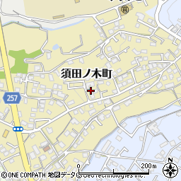 長崎県大村市須田ノ木町828周辺の地図
