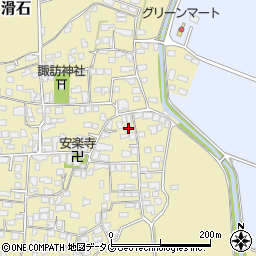 熊本県玉名市滑石625周辺の地図
