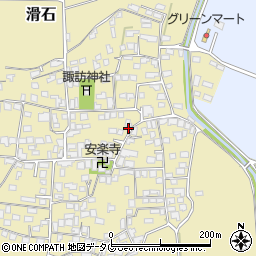 熊本県玉名市滑石590周辺の地図