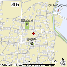 熊本県玉名市滑石580-1周辺の地図