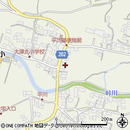 熊本県菊池郡大津町平川283周辺の地図