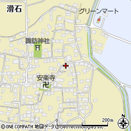熊本県玉名市滑石601周辺の地図