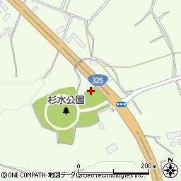 熊本県菊池郡大津町杉水3478-1周辺の地図