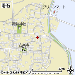 熊本県玉名市滑石626周辺の地図