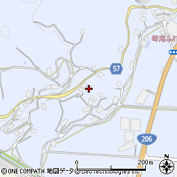長崎県長崎市長浦町3570周辺の地図