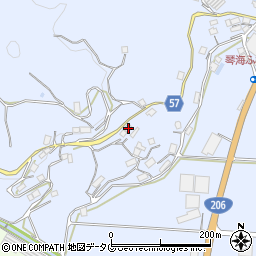 長崎県長崎市長浦町3560周辺の地図