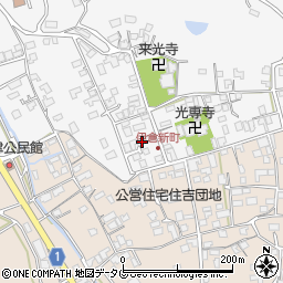 熊本県玉名市伊倉北方3159-7周辺の地図